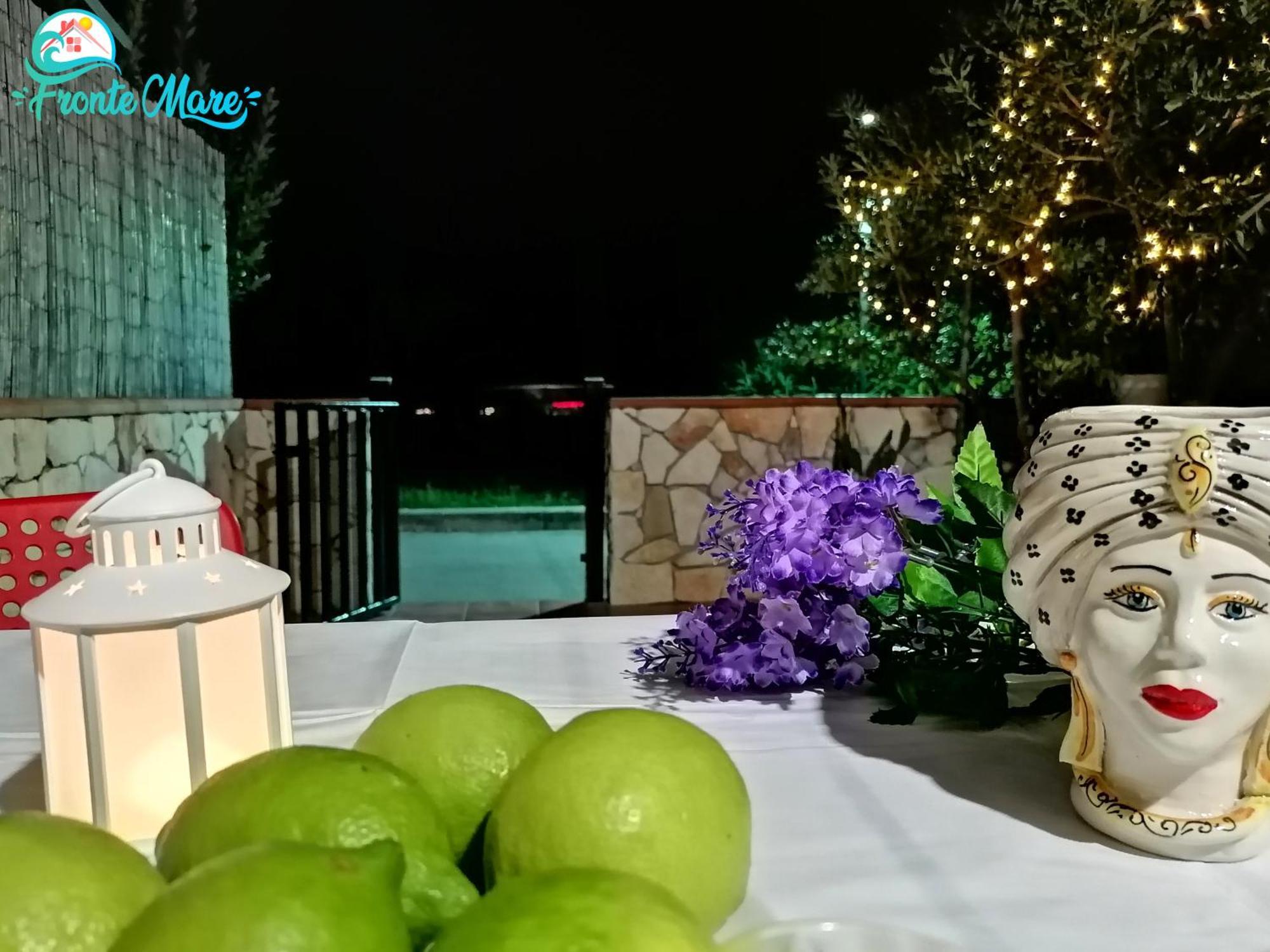 Casa Fronte Mare Villa Santa Teresa Di Riva Eksteriør bilde